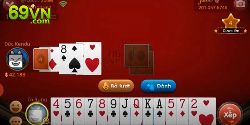 Game Đánh Bài Tiến Lên - Trò Chơi Dễ Chinh Phục Tại 69VN Người chơi cần phải chú ý về hành động của đối thủ để dự đoán bài của họ.